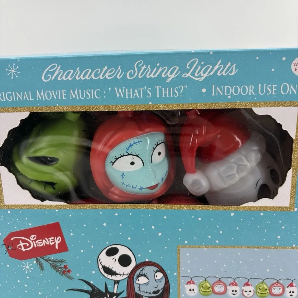 Disney The Nightmare Before‎ Christmas Musical Character String Lights Flashing